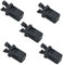 Froiny 5pcs Poubelle Peut Verrouiller en Plastique Interrupteur Auto-Verrouillage Capture De Rechange Compatible Tactile Clip De Réparation De Loquet, Noir