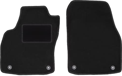 Wielganizator Automatte – Passend für Opel Astra H Limousine, Fließheck, Kombi, TwinTop, Cabrio, Coupé 2003-2010 – Velours – Autozubehör - Auto Fußmatten – Fußmatte Auto – 2-teilig - schwarz