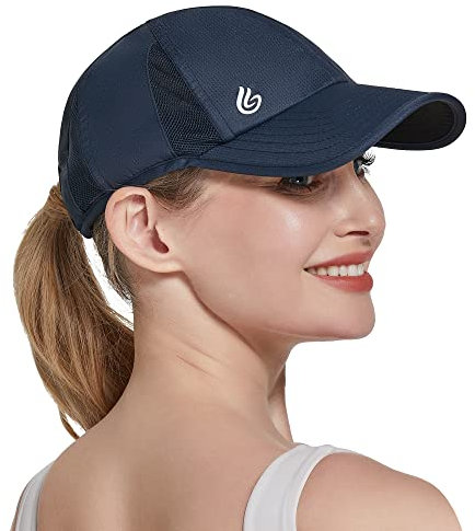 Gisdanchz Laufmütze Herren Damen, Basecap Herren Damen Lauf Golf Running Tennis Cap, Baseball Cap Herren Kappe Base Cap, Schirmmütze Herren Damen Caps Sommer Cappy Männer Frauen, Marine/Weiß, M