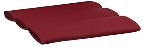KETTtex EXKLUSIV Auflage Hocker Bordeaux I Barhocker Polster 50x50x3cm I KTH1 Sitzauflage weich & robust I Stuhlauflage UV-beständig I wasserabweisendes Sitzkissen I Dessin 2313