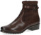 CAPRICE Damen Stiefeletten mit Absatz mit Schnalle Kleiner Absatz, Braun (Dk Brown Comb), 38 EU