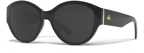 Hanukeii Unisex Hawaii Sonnenbrille, Schwarz, One Size