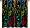 ANHOPE Abstrakte Bunte Gamer Gamepad Blickdichte Gardinen mit Ösen Thermo Vorhänge Blackout Curtain Kinder Jungen Mädchen Verdunklungsvorhänge Wohnzimmer Schlafzimmer Vorhang 2er Set H 138 x B 117 cm