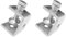 Hozzwhoo Stainless Steel C Clamps Mini 16-30Mm for Mounting, Heavy Duty Woodworking U Clamp Set Tiger Clamp Tools with Stable Wide Jaw Opening & Protective Pads for Welding/Carpenter(2Pcs)
