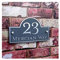 DHAEY Numero de Maison Exterieur, Personnaliser Moderne Numéro de Maison Plaques Acrylic Porte Plaque Nom Plaque Plaques en Plein air Signes/plaques