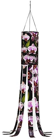 Orchideen-Windsäcke für den Urlaub, Outdoor-Dekoration, Hexen-Windsäcke für unvergessliche saisonale Displays