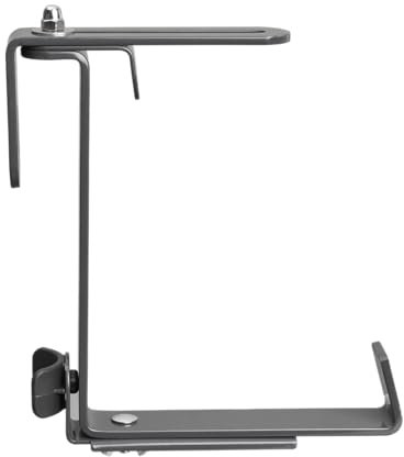 elho Universelle Balkonhaken aus Metall – Hängekorbhalterungen für den Außenbereich – Balkondekoration - Schwarz/Living Schwarz