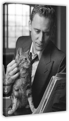 Tom Hiddleston Poster (28) Leinwand-Poster, Schlafzimmerdekoration, Sportlandschaft, Büro, Raumdekoration, Geschenk, Rahmen-Stil, 20 x 30 cm