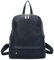 Woodland Leathers Women's Fashion Small Backpack, Womens Backpack With Anti Theft Zipper, Waterproof Faux Leather Back Pack Womens, 13 Tablet And Laptop Fashion Backpacks For Women (Navy)