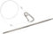 Cressi Fish Holder, Ago Portapesci con Cavetto Nylon e moschettone. Unisex Adulto, Silver, Taglia Unica