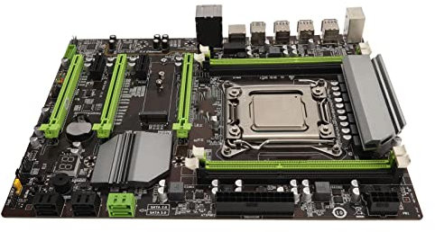 Placa Base LGA 2011, 6xSATA 4xDDR3, Interfaz NVME M.2, Estado Claro, Alimentación de 8 Fases, Tarjeta de Red Inalámbrica para PC de Escritorio