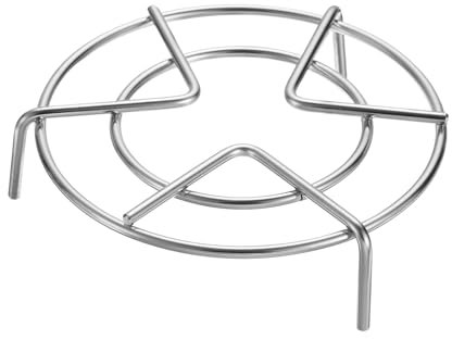 sourcing map Steam Rack 5.5 Dia Stainless Steel Trivets Steaming Steamer Rack Basket for Pots, Electric Pressure Cooker, Pan, Silver (1.2 Tall)