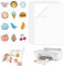20 Piezas Vinilo Imprimible Papel Adhesivo Impermeable A4, 29.8 x 21 cm Para Imprimir, Para Impresoras de Tinta y de Láser (Transparente)