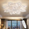 BAYHT Deckenlampe LED Deckenleuchte Dimmbar mit Fernbedienung 155W Wohnzimmerlampe Modern Design Schlafzimmerlampe Küchenlampe für Schlafzimmer Esszimmer Wohnzimmer Arbeitszimmer