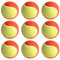 GBKDQQ 9 Stück Tennisbälle: Tennisball Anfänger Tennis Training Balls Kinder Stage 3 Tennisbal Übungs Ball Orange Kinderbälle für Haustiere Sport Spiele für Kinder & Einsteiger im Kleinfeld