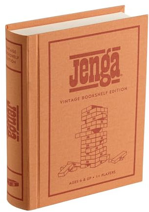 WS Game Company Jenga Vintage Bookshelf Edition