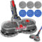 Wischaufsatz für Dyson V7/V8/V10/V11/V15 Staubsauger, Elektrischer Bodenwischer mit Abnehmbaren Wassertank und 6 Waschbare Mopps