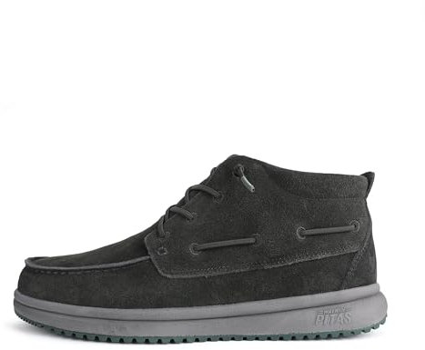 WALK IN PITAS | TIMOR SUEDE | Botas Hombre Casual | Botín Serraje | Bota Urbana Caña Baja | Mocasines | Náuticos Invierno | Zapatillas Casual | Zapatos sin Cordones | Calzado Walkinpitas | Topo 44