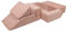 MEOWBABY Modulares Sofa für Kinder - Weiche Schaumstoffbausteine zum Spielen, Cord, Puderrosa