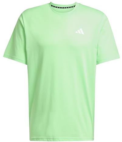 adidas Men's Train Essentials Feelready Training Tee, Lime Burst/White, L
