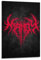 TRFJHDTRE Filmposter Mandy-Logo, rotes Poster, dekoratives Gemälde, Leinwand, Wandposter und Kunstdruck, moderne Familienschlafzimmer-Dekoration, Poster, 30 x 45 cm
