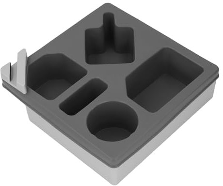 Couch Cup Holder Tray, Bed Cup Holder Silicone Plastic Couch Caddy Drink with Phone Stand for Snacks, Beverage, Remote, Cellphone, 10.8x10.8x3.0in (Gray)