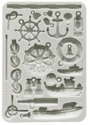 Stamperia KACMA579 Silicon Mould, Grey, 14,8 x 21 x 0,7 cm