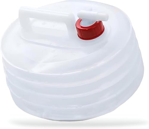 Hyperwell Collapsible Water Container 5L Folding Water Bucket Water Carrier Portable & BPA-Free Water Tank for Camping Hiking Fishing Climbing BBQ Party Picnic Travel Outdoor Use