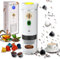 Astur Group Cafetera Portatil Capsulas, Cafetera Multicapsulas y Molido, Maquina de Cafe, Cafetera Capsulas Portatil, Calienta Agua Batería Recargable USB, Ideal Viajes, Camping y Oficina (Blanca)