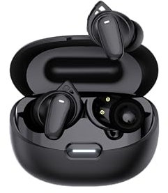 septseven Kopfhörer Kabellos Bluetooth 5.4 mit 6 Silikonmikrofonen AI Intelligent ENC Noise Cancelling,IPX7 Wasserdichtes In Ear Kopfhörer,65 Std Spielzeit