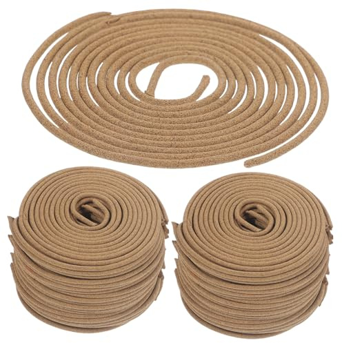 JUMPLAWN Natürlicher Weihrauch Sandelholz Räucherspirale Sandelholz Räuchern für Frische Luft im Innenbereich ohne Chemikalien 1 Kasten mit Halter