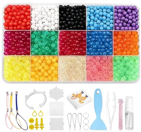 Vhjlfig Schmelzperlen-Set Nachleuchtendes Puzzle Spielzeug