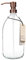 Kuishi Glass Soap Dispenser [1000ml, Bronze Pump] Refillable Amber Glass Bottle with Stainless Steel Pump, Eco-Friendly (BPA-Free)