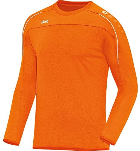 JAKO Herren Sweatshirt Classico, Neonorange, M