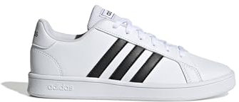 adidas Unisex Kinder Grand Court Sneaker, Blanc Noir Blanc, 40 EU