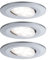 Paulmann 99933 Einbauleuchte LED Calla rund 3x6,5W Chrom matt schwenkbar
