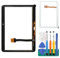 SRJTEK pour Samsung Galaxy Tab 4 10.1 Remplacement du Panneau de Verre numériseur Digitizer écran Tactile SM-T530 T531 avec préinstallé + Kits d'outils (Black)