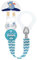 MAM Clip & Cover, Catenella Portaciuccio, Azzurro