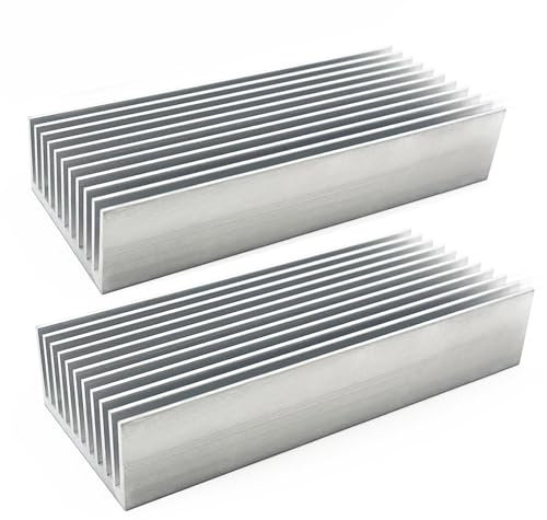 Awxlumv - Dissipatore di calore in alluminio, 100 x 40 x 20 mm 100 x 40 x 20mm