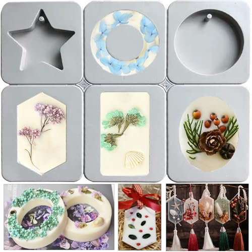 Molde de Jabón Ovalado,Molde Velas Moldes de jabón de Silicona Cuadrados Molde Silicona Herramienta para Hornear Bricolaje para hacerJabón Velas Hornear