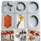 Molde de Jabón Ovalado,Molde Velas Moldes de jabón de Silicona Cuadrados Molde Silicona Herramienta para Hornear Bricolaje para hacerJabón Velas Hornear