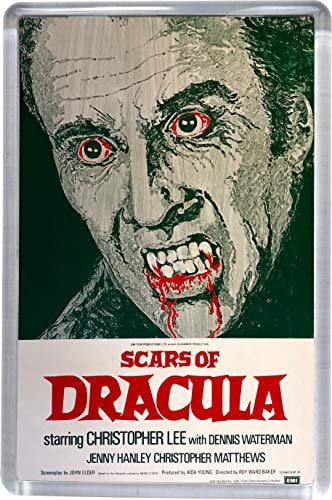 Hammer Horror Scars of Dracula Movie Poster Fridge Magnet 5 x 7.5 cm