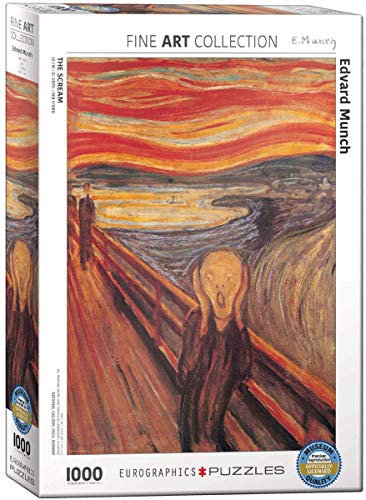 empireposter Edvard Munch - Der Schrei - 1000 Teile Puzzle im Format 68x48 cm