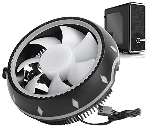 RGB CPU cooler, desktop host fan heat sink, silent computer fan, CPU cooler, for 775/1150/1151/1155/1156/1366 / AMD FM2 / AM4 / FM1 / AM3 + / AM3 / AM2