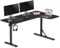 REKT R-Desk 160 L (Droite) Bureau Gamer d'angle L160 x P60-100 x H75 cm - Supporte jusqu'à 120 Kg - Porte Gobelet - Repose Casque - Bureau Gaming d'angle en L PC Console Table
