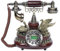 kangten Telefono fisso retrò Vintage FSK/DTMF Telefono di casa con cavo antico per ufficio alberghiero casa