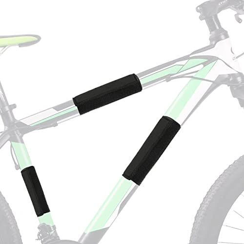 3er Set für Fahrrad Rahmenschutz, Rahmenschutz Fahrrad, Transportschutz Set für Fahrrad, Carbon Rahmen Schutz, Guter Schutz für Carbonrahmen Fahrrad Zubehör Befestigung Schutz vor Kratzern