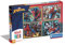 Clementoni - 21515 - Supercolor Puzzle 4 In 1 - Marvel Spiderman - Puzzle 12,16,20,24 Teile Ab 3 Jahren, Buntes Kinderpuzzle Mit Besonderer Leuchtkraft, Geschicklichkeitsspiel Für Kinder