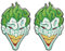2 Stück Joker Poker Emblem ernsthaftes Emblem 3D Auto Joker Poker Karten Aufkleber Aufkleber für Kappen Fahrzeug Auto Tuning Emblem (hellgrün)