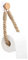 Vokowin Self Adhesive Chunky Rope Toilet Roll Holder, Kitchen Roll Holder Log Style, Vintage Style Bathroom Towel Holder Stick On/Screw In Wall Mounted Tissue String (K158-1)